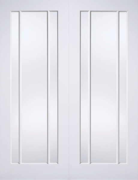 White Lincoln Glazed 3L Pair - Standard - 1981 x 914 (36") x 40mm