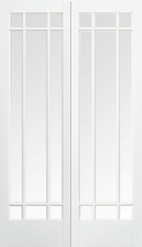 White Manhattan Glazed 9L Pair - Standard - 1981 x 1067 (42") x 40mm