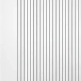 White Melbourne panel door with vertical groove detail, modern interior design feature