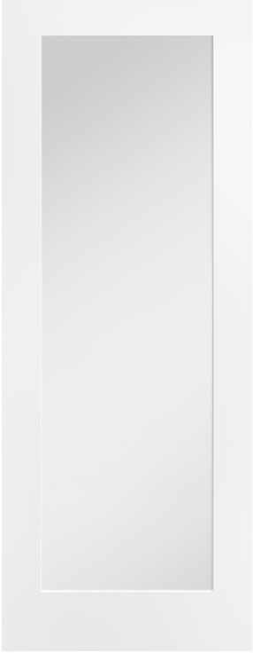 White Pattern 10 Glazed 1L Clear - White - 1981 x 457 (18") x 35mm