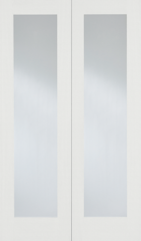 White Pattern 20 Glazed Pair - White - 1981 x 914 (36") x 40mm