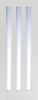 White Utah Glazed 3L Clear - White - 1981 x 686 (27") x 35mm