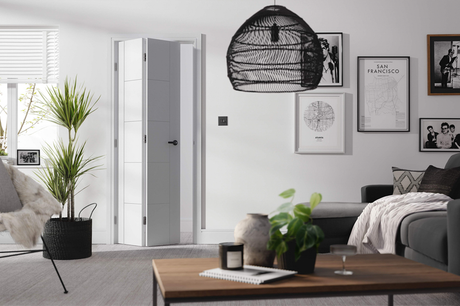 White Vancouver Bi fold LifeStyle - White - 1981 x 686 (27") x 35mm