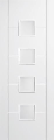 White Vancouver Glazed 4L Frosted - Standard - 1981 x 686 (27") x 35mm