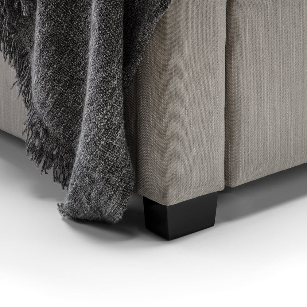 Wilton Deep Button 4 Drawer Bed - Grey / Superking - WIL003