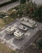 Image of ZOYA 4-Seater Lounging Set with Coffee Table