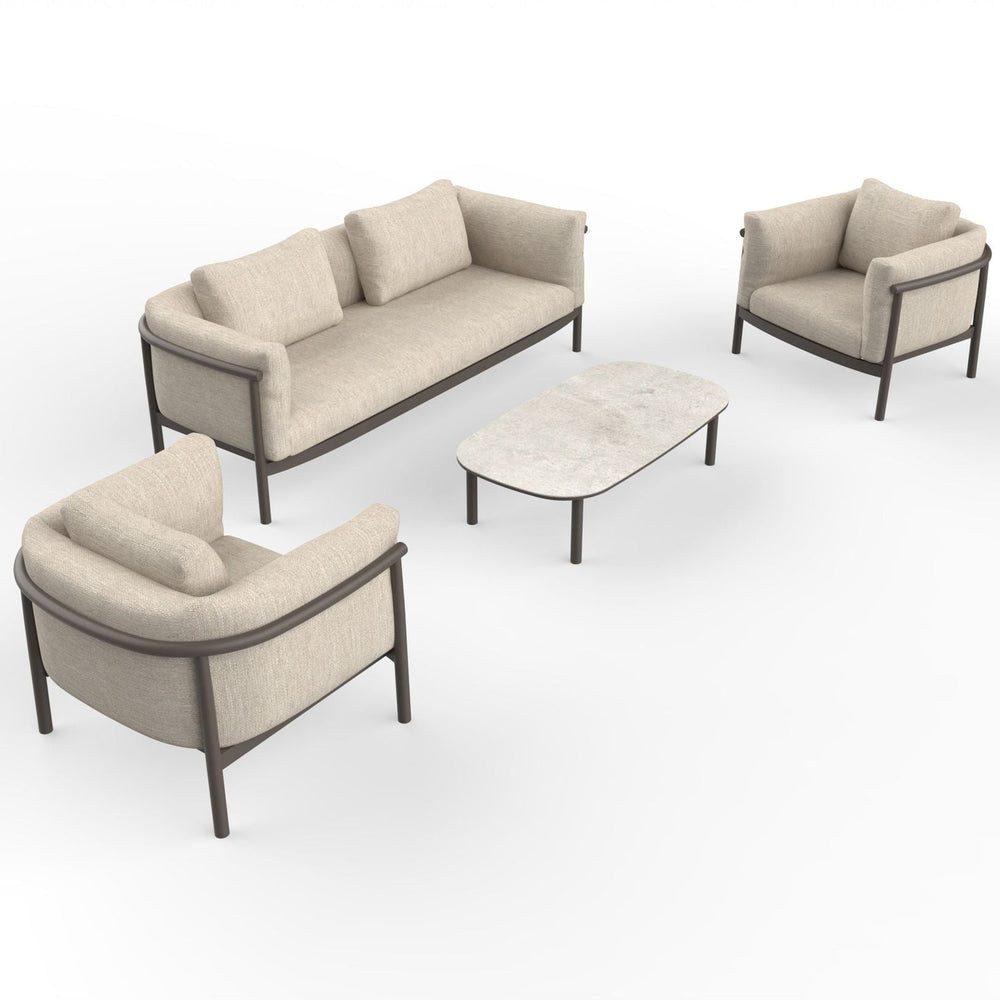 Image of ZOYA 4-Seater Lounging Set with Coffee Table