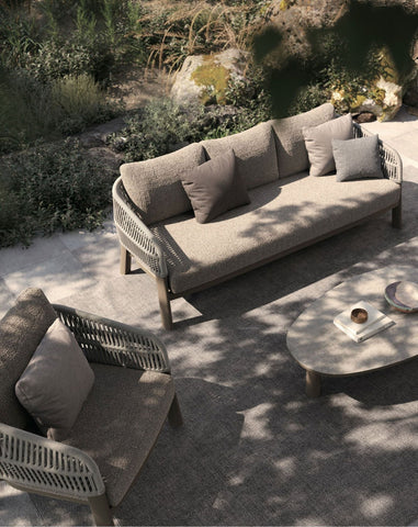 Image of ZURO 5-Seater Lounging Set with Coffee Table