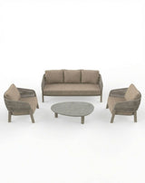 Image of ZURO 5-Seater Lounging Set with Coffee Table