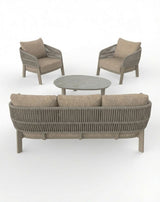 Image of ZURO 5-Seater Lounging Set with Coffee Table
