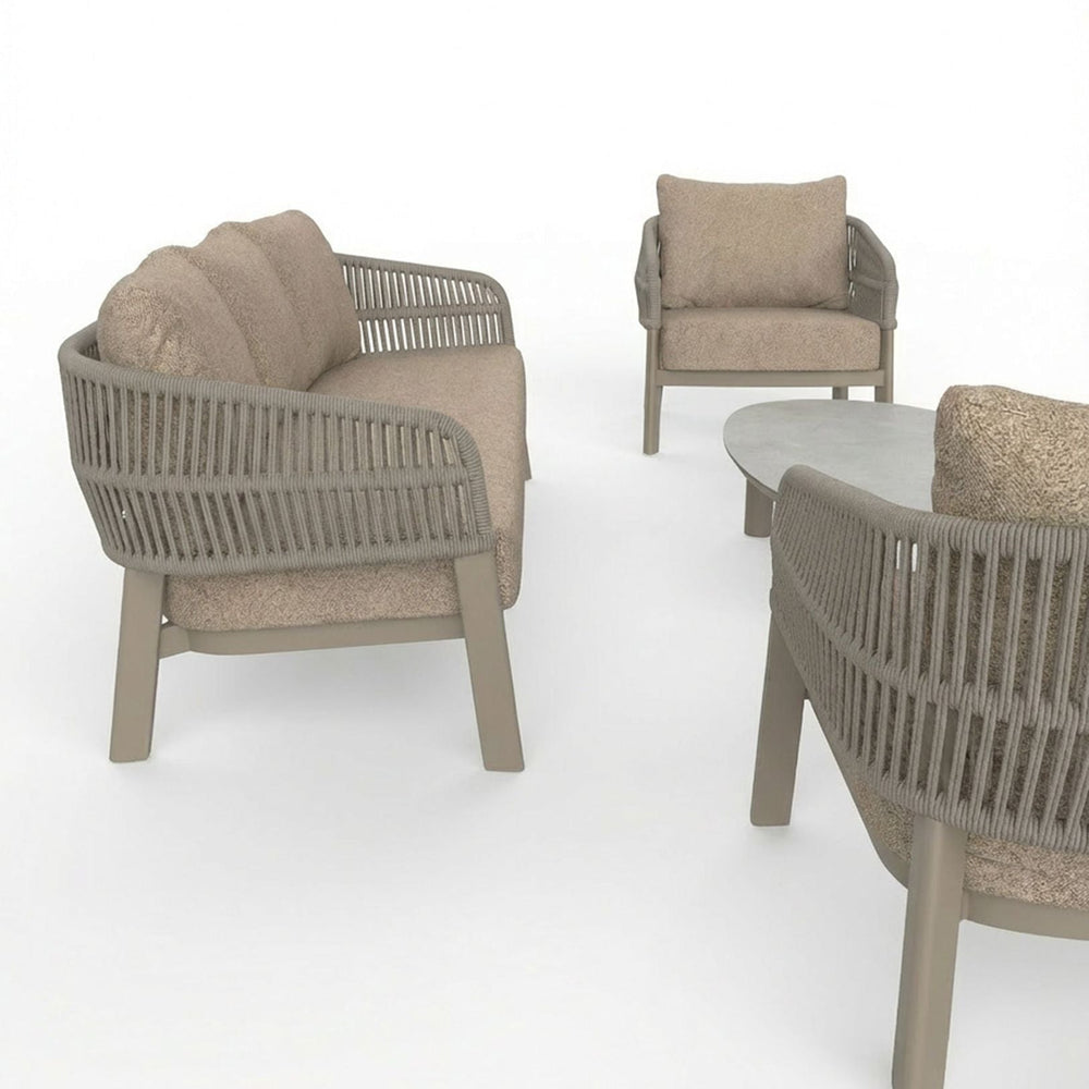 Image of ZURO 5-Seater Lounging Set with Coffee Table