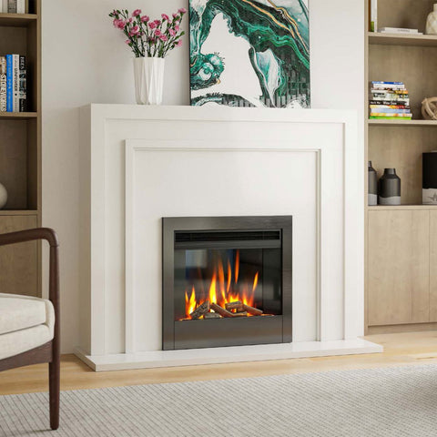 Electric Aurora 24" Fire - Black with Exclusive Log Set -  - 105-153024