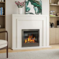 Electric Aurora 24" Fire - Black with Exclusive Log Set -  - 105-153024