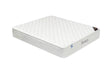 white honey mattress with quilted top and side label, shown at angled view