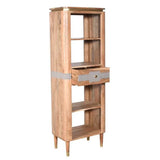 Wilton Acacia Wood 1 Drawers Open Bookcase - View 2