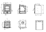 Achill 7kW Multi Fuel (Eco) - Technical Drawing
