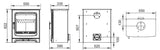 Alderwood 6.7kW Multi Fuel (Eco) -  - 105-315195