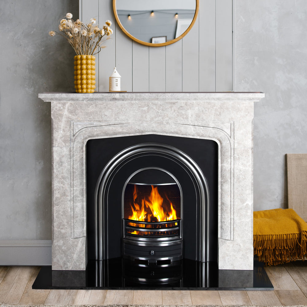 12 Fireplaces 60" Alexander Honed Nimbus Grey Surround