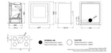 Athens 500 6.2kW Multi Fuel (Eco) - Technical Drawing