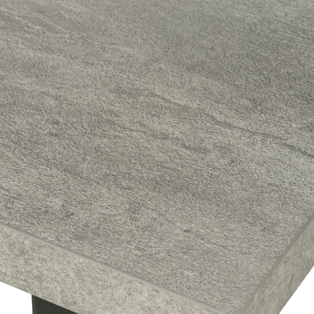 Modern Extending Dining Table - Grey Legs, 1.6m to 2m Length