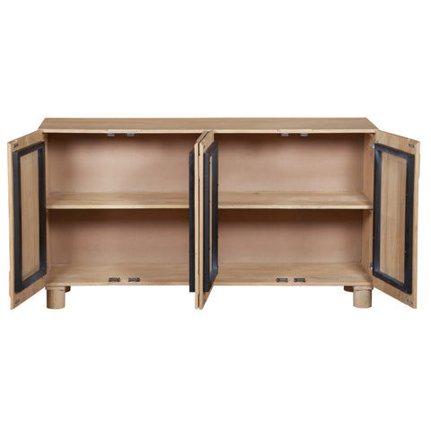 Austin solid wooden extra large sideboard made from mango wood