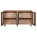 Austin solid wooden extra large sideboard made from mango wood