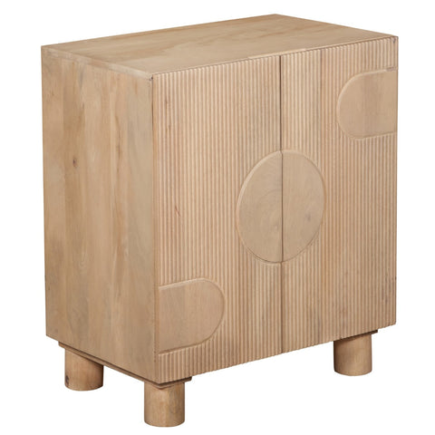Austin solid wooden small sideboard in light brown finish