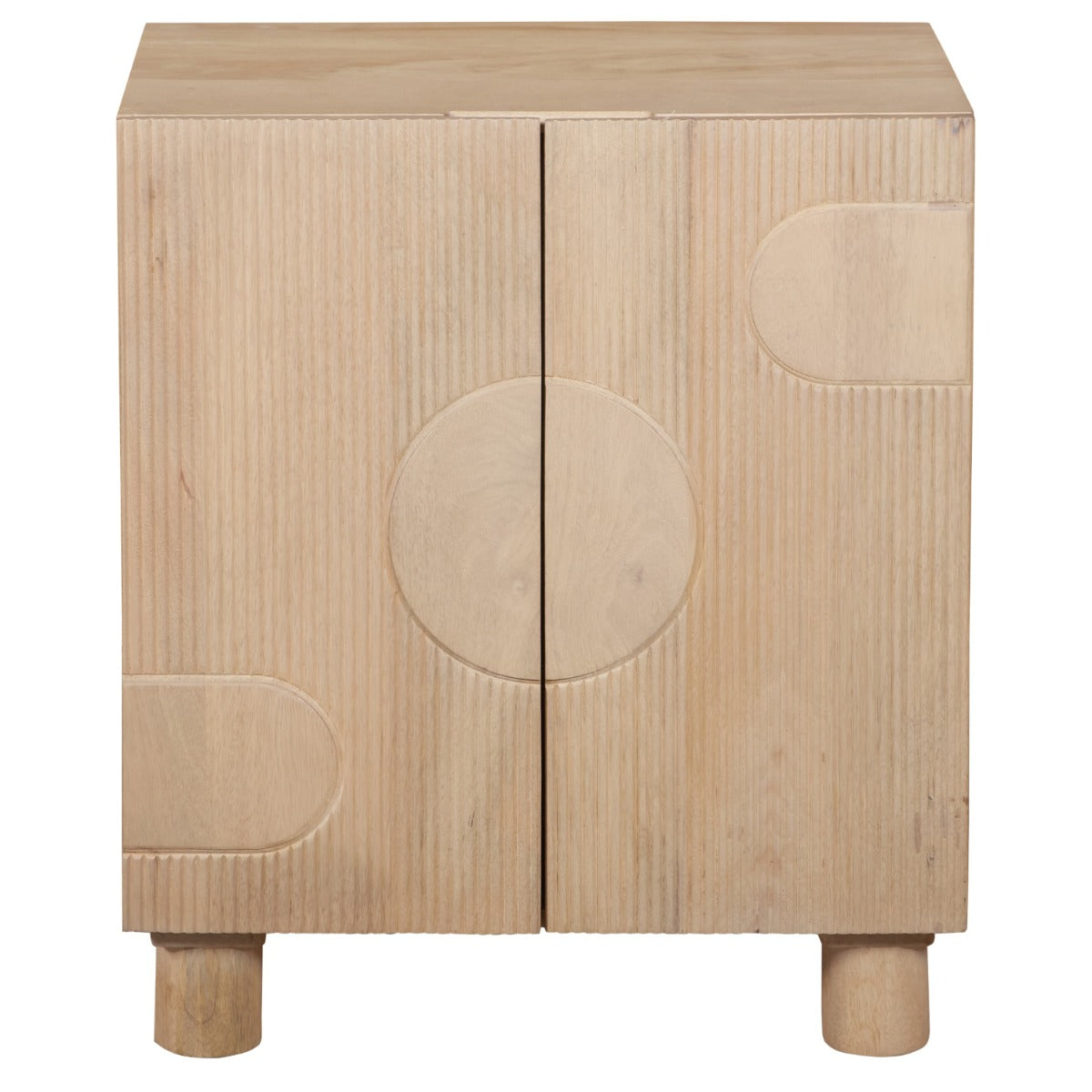 Austin solid wooden small sideboard in light brown finish