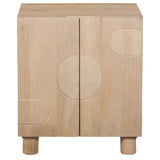 Austin solid wooden small sideboard in light brown finish