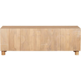 Austin solid wood large low board TV cabinet in a stylish living room