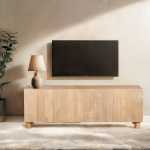Austin Solid Wood Large Low Board Tv Cabinet - View 4