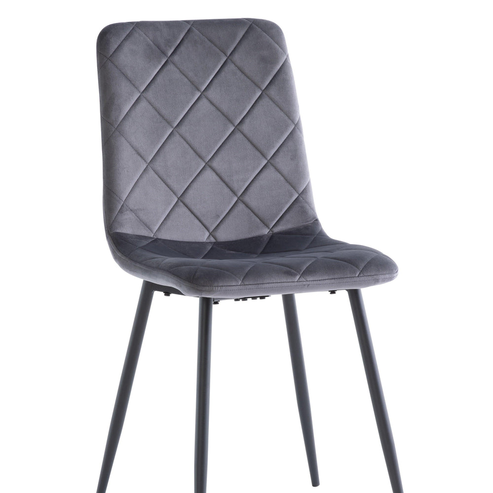 Elegant Grey Velvet Dining Chair for Stylish Home Interiors
