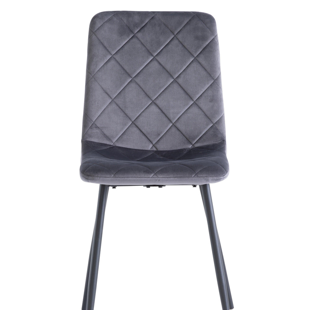 Elegant Grey Velvet Dining Chair for Stylish Home Interiors