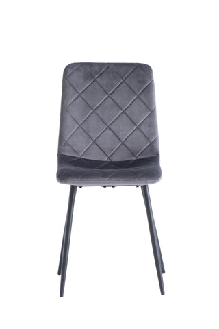 Elegant Grey Velvet Dining Chair for Stylish Home Interiors