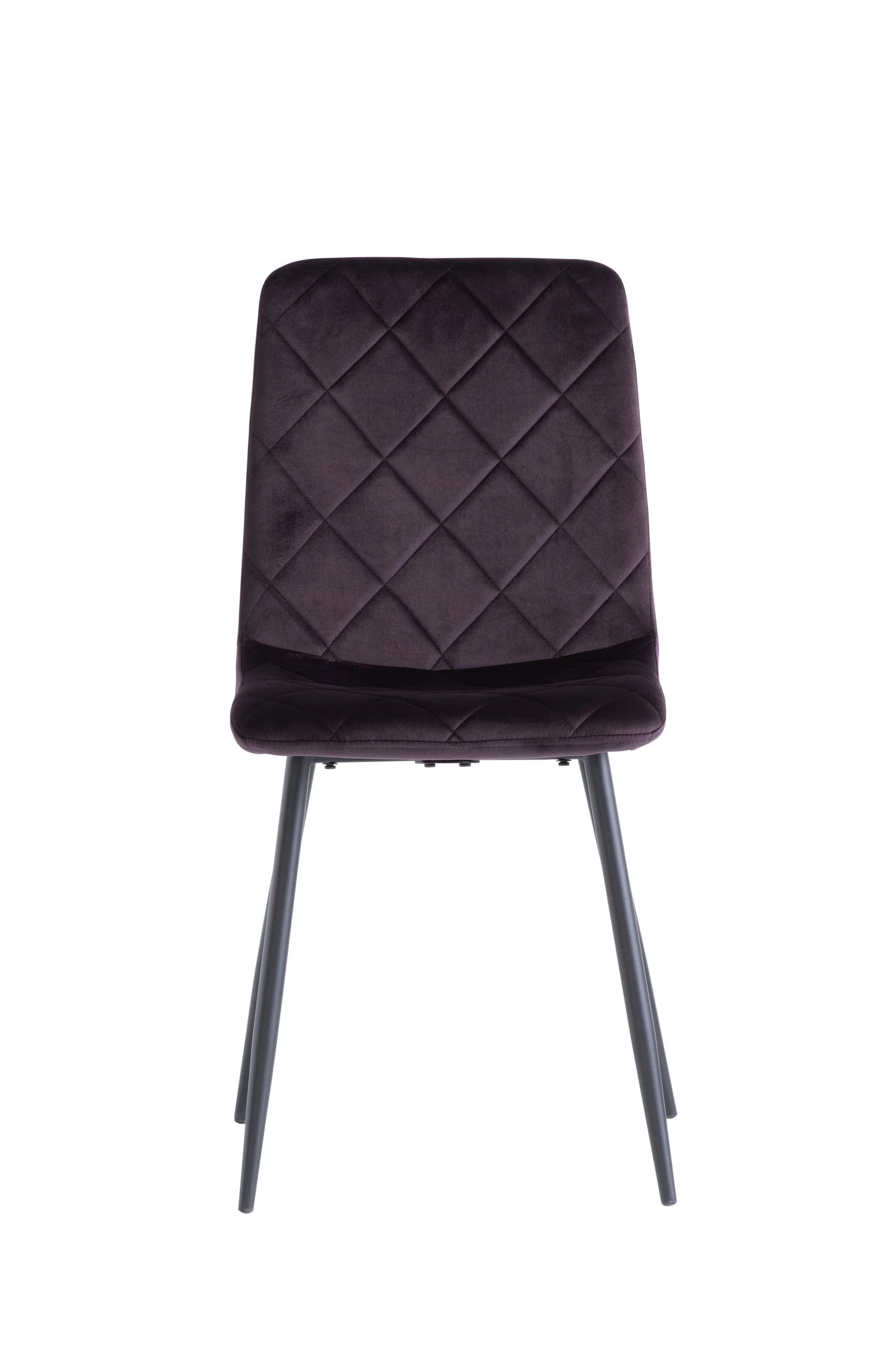 Elegant Aubergine Velvet Dining Chair for Stylish Interiors