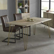 Light Gold Dining Table