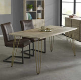 Light Gold Dining Table