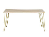 Light Gold Dining Table - View 2