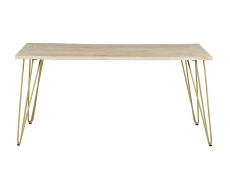 Light Gold Dining Table - View 2