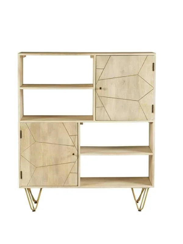 Light Gold Display Cabinet - View 2