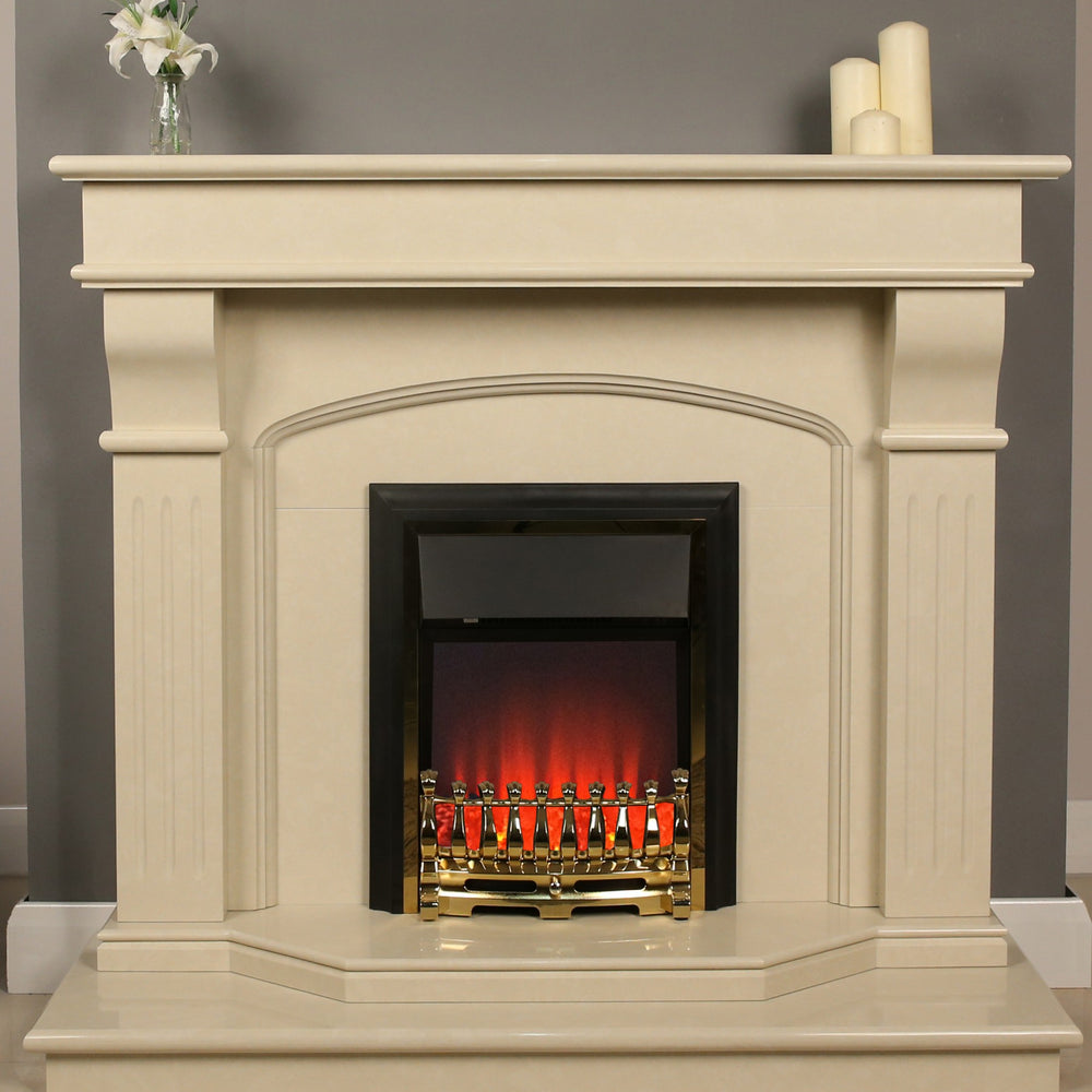 54" Ivory Cream Unfilled Hearth 1372*460*70mm