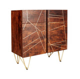 Dark Gold 2 Door Medium Sideboard