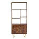 Dark Gold Large Bookcase 2 Door - View 4