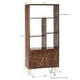 Dark Gold Large Bookcase 2 Door - View 5