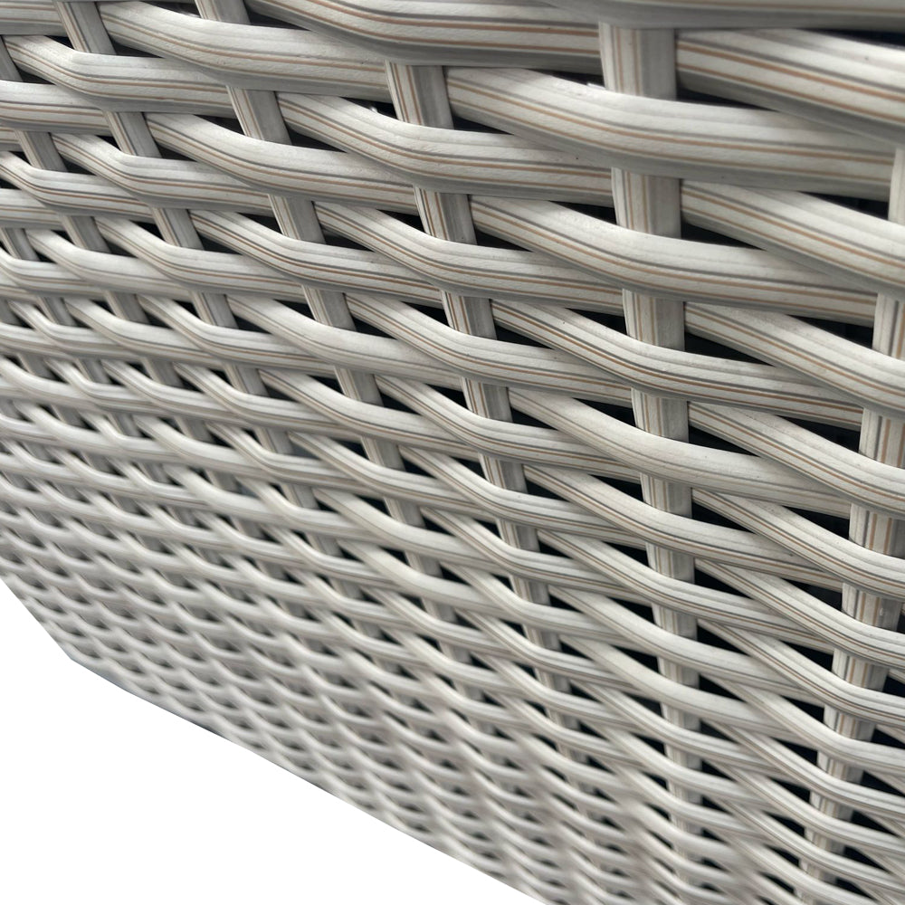 Bexley Grey Rattan Fire Pit Corner Sofa Set – Multi-Piece with Benches