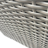 Bexley Grey Rattan Fire Pit Corner Sofa Set – Multi-Piece with Benches