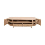 Valencia Cane & Mango Wood 2 Drawers TV Cabinet - View 3