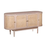 Valencia Cane & Mango Wood 4 Doors Sideboard - View 2