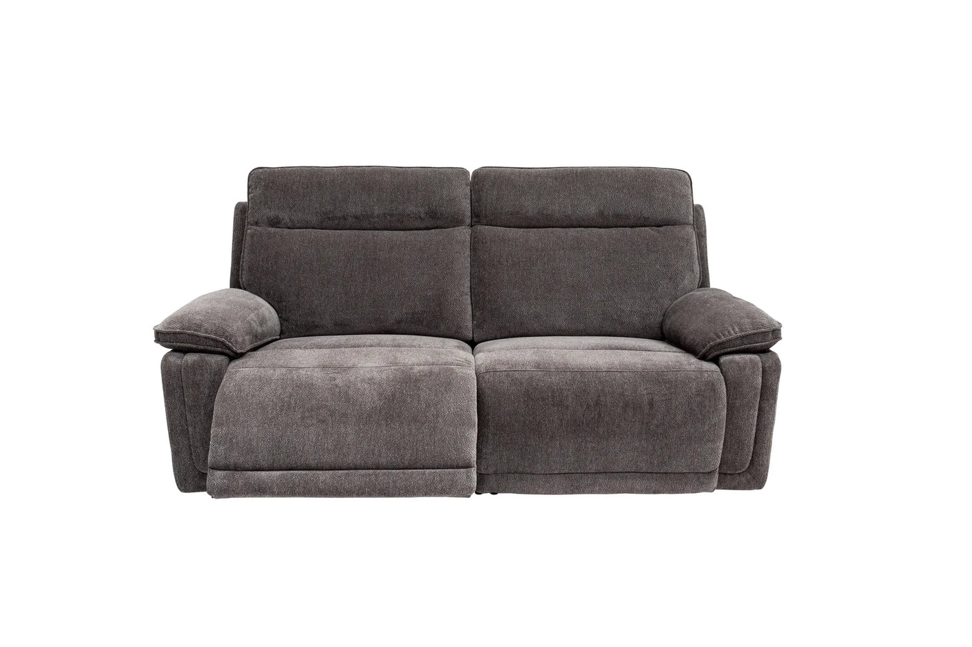 Gray sofa on a white background