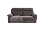 Gray sofa on a white background